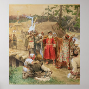 Póster La conquista de las nuevas regiones en Rusia, 1904