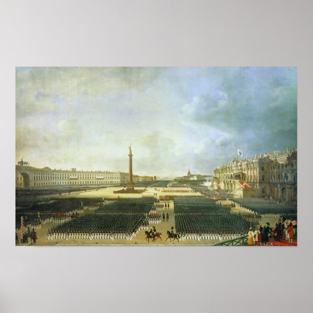 Póster La consagración de la columna de Alexander (Frente)