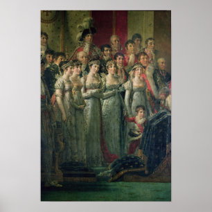 Póster La consagración de Napoleón y la de Josefina