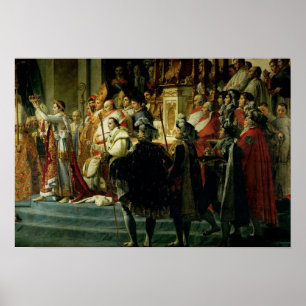 Póster La consagración del emperador Napoleon