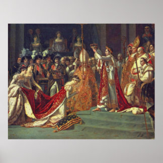 Póster La consagración del emperador Napoleón l
