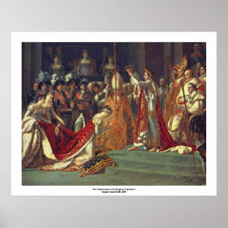 Póster La consagración del emperador Napoleón l