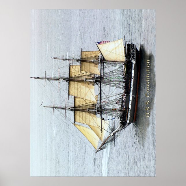 Póster La Constitución de los Estados Unidos en su máxima (Frente)