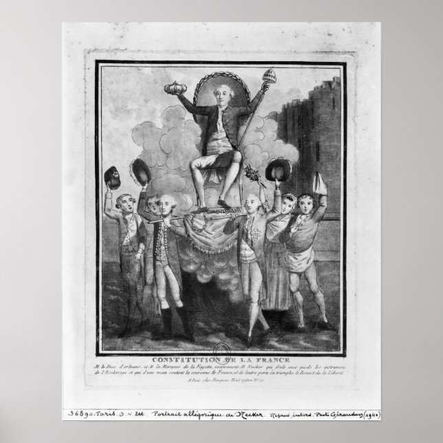 Póster La Constitución francesa (Frente)