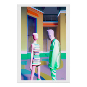 Póster La Conversación - Arte de Ken Gage