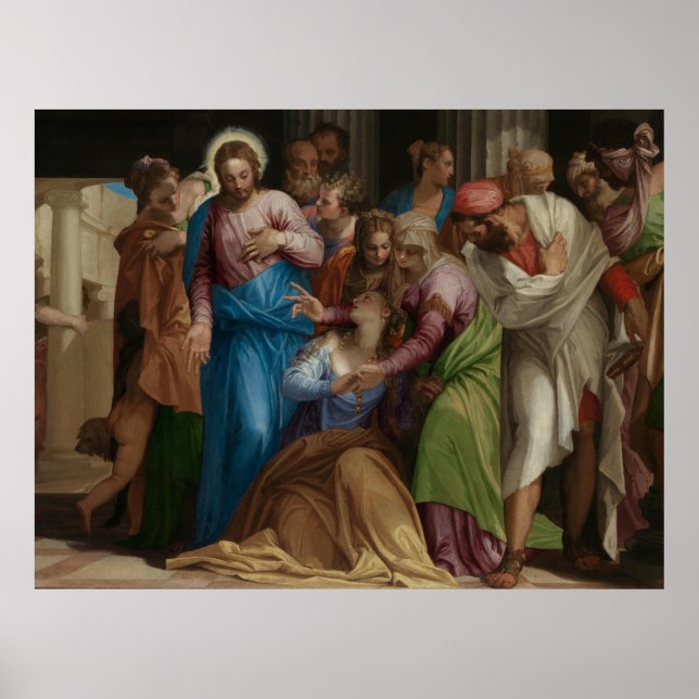 Póster La conversión de María Magdalena (Frente)