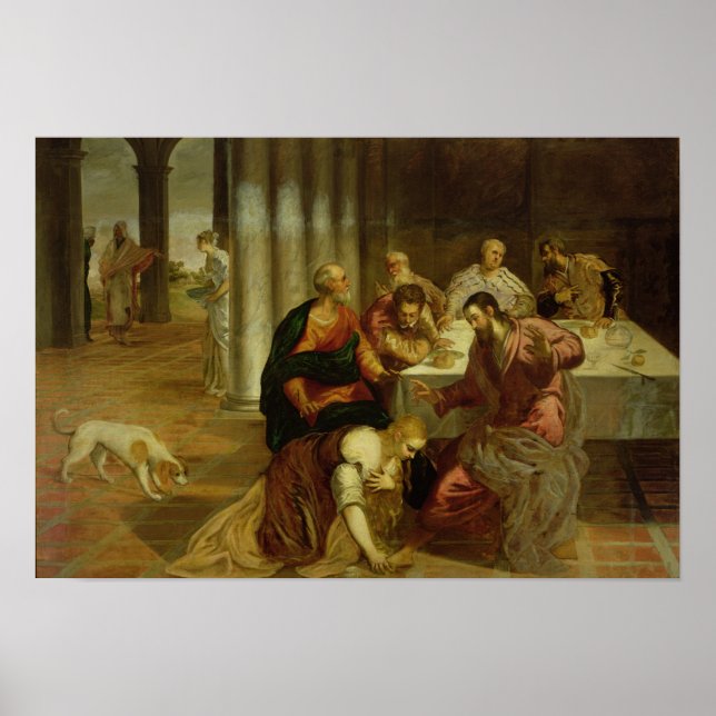 Póster La conversión de María Magdalena, 1546-7 (Frente)