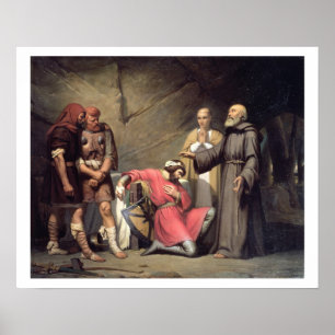 Póster La conversión de Robert, duque de Normandía, conoc