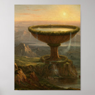 Póster La Copa del Titán (1833) - Thomas Cole