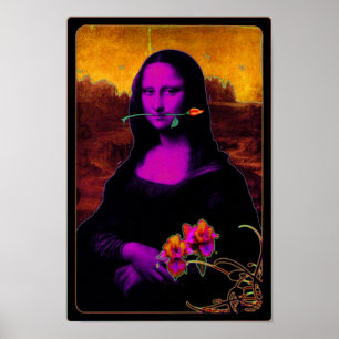 Póster La copia del proyecto de Mona Lisa