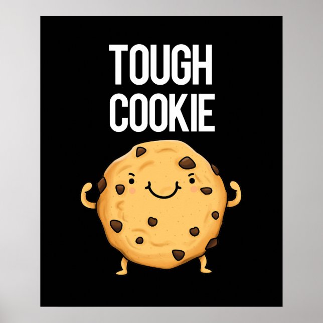 Póster La coqueta y divertida Cookie Pun Dark BG (Frente)