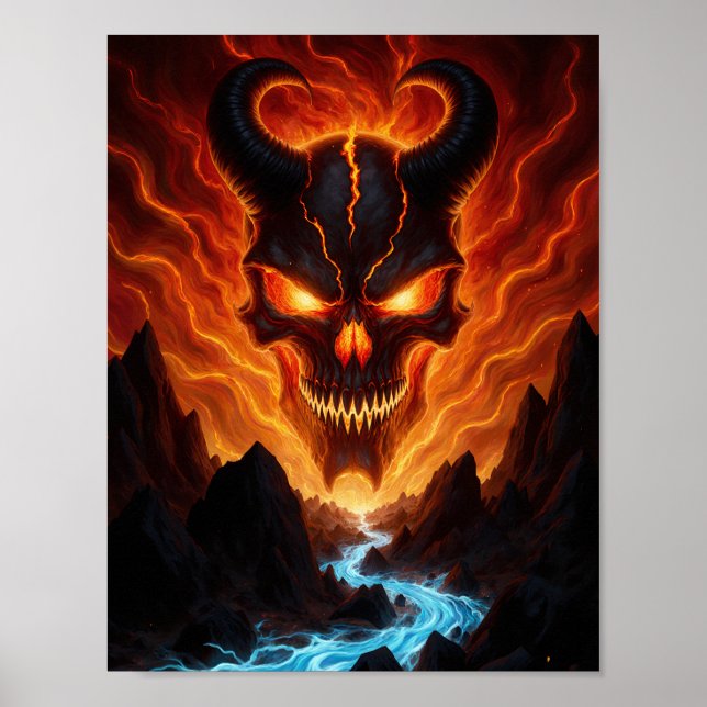 Póster La corona del Inferno (Frente)