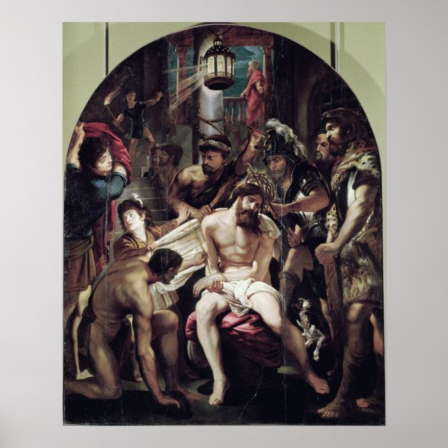 Póster La coronación con los ánimos, 1602 (Frente)