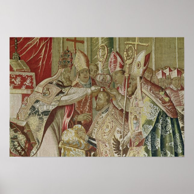 Póster La coronación de Carlos V (Frente)