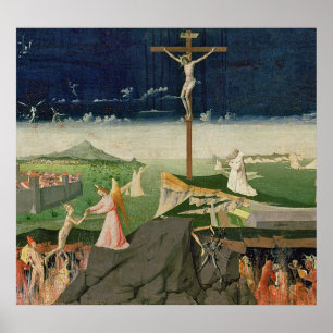 Póster La coronación de la Virgen, terminada 1454