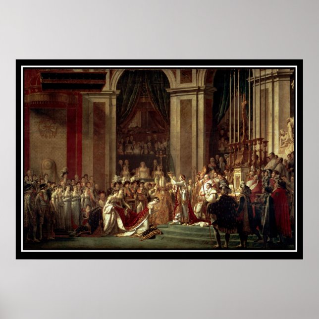 Póster La coronación de Napoleón como emperador de los fr (Frente)