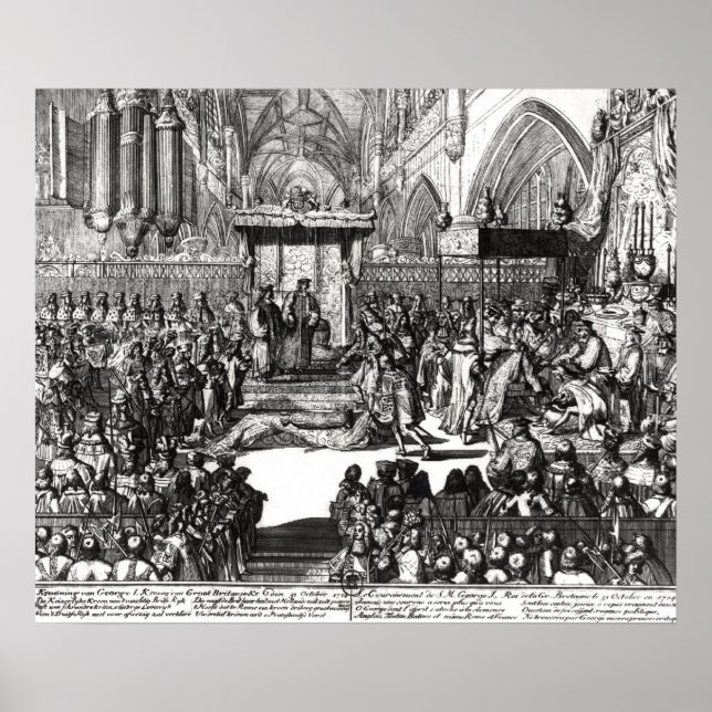 Póster La coronación del Rey Jorge I (Frente)