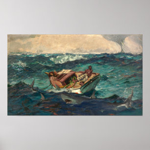 Póster La corriente del Golfo   Winslow Homer  