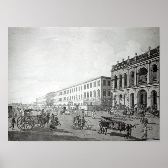 Póster La Corte Mayor y el edificio de escritores (Frente)