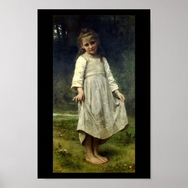 Póster La Cortesía 1898 William Bouguereau (Frente)