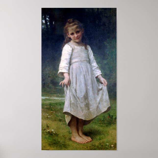 Póster La Cortesía, Bouguereau (Frente)