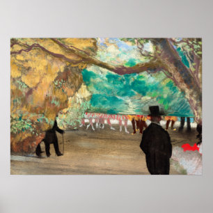 Póster La cortina, 1880 de Edgar Degas