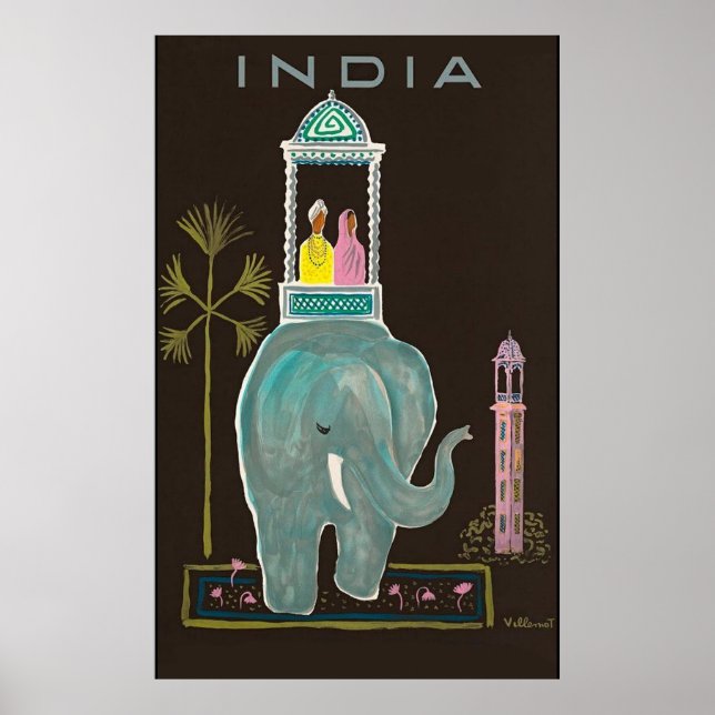 Póster La cosecha de afiches de viaje de la India (Frente)