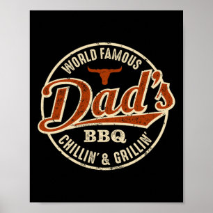 Póster La cosecha de bbq de papá