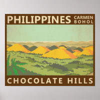 La cosecha de las colinas de chocolate Filipinas