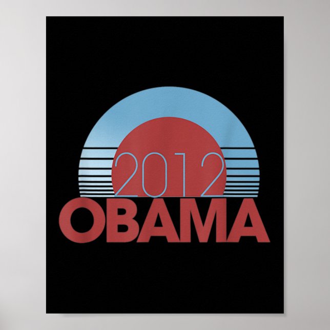 Póster La cosecha retro de Obama de 2012 (Frente)