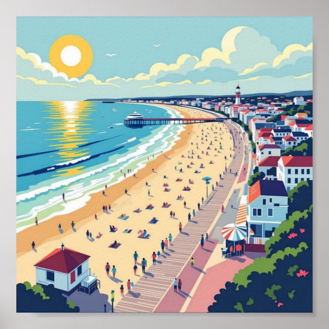 Póster La costa (Frente)