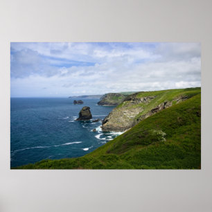 Póster La costa de Cornualles