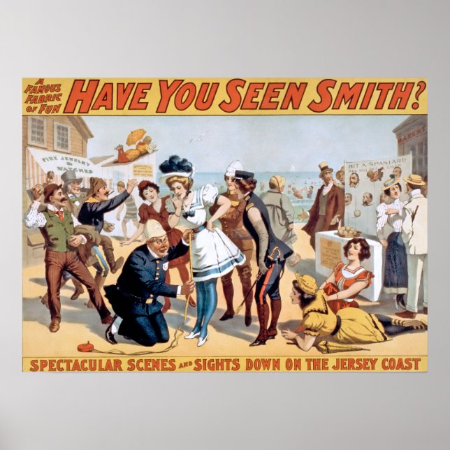 Póster La costa de Jersey (Frente)