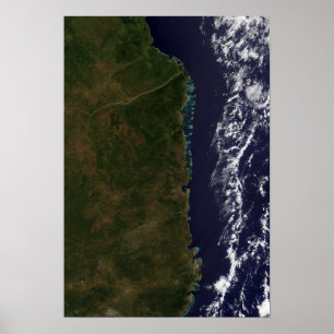 Póster La costa de Mozambique