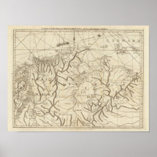 Póster La costa de Tierra Firma de Cartagena