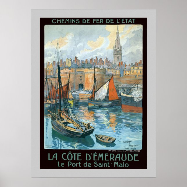 Póster La Côte d'Émeraude (Frente)