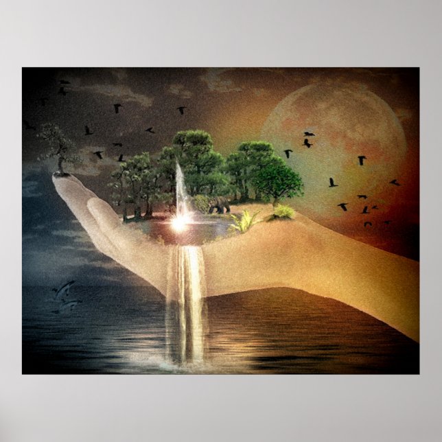 Póster La creación (Frente)