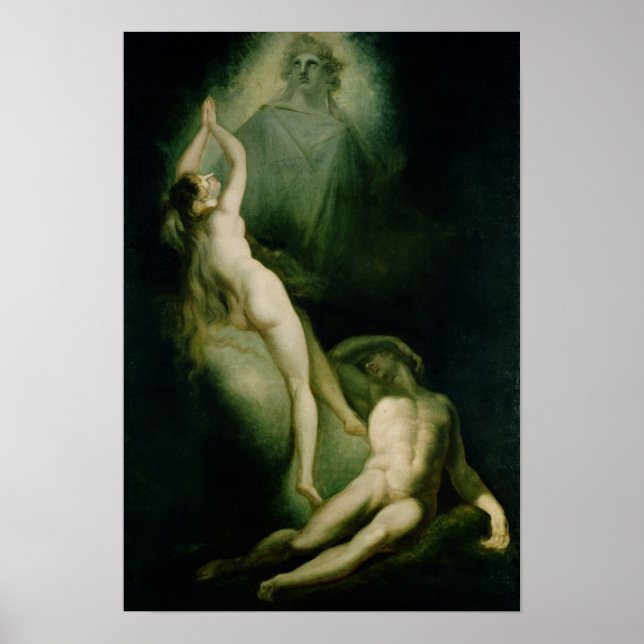 Póster La creación de Eva, 1791-93 (Frente)