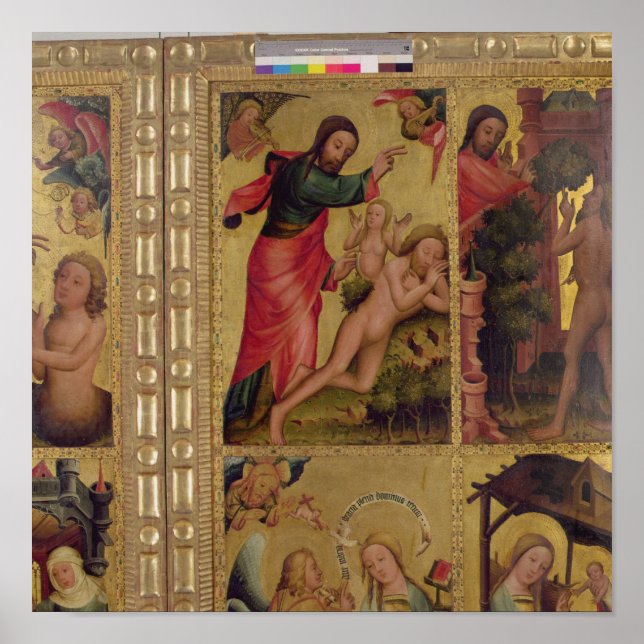 Póster La creación de Eva, un panel de Grabower (Frente)