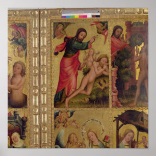 Póster La creación de Eve, un panel de Grabower