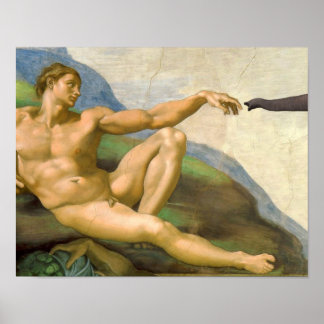 Póster La Creación De La Parodia De Adam