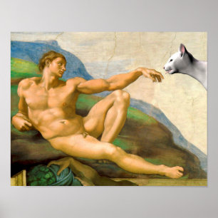 Póster La Creación De La Parodia De Adam