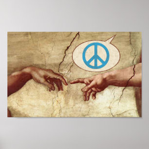 Póster la creación de la paz