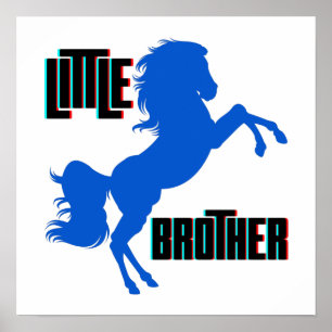 Póster La cría del caballo de pequeño hermano