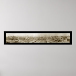 Póster La Crosse Wisconsin Foto 1911