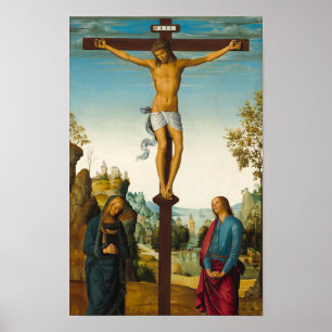 Póster La crucifixión, 1485 por Pietro Perugino