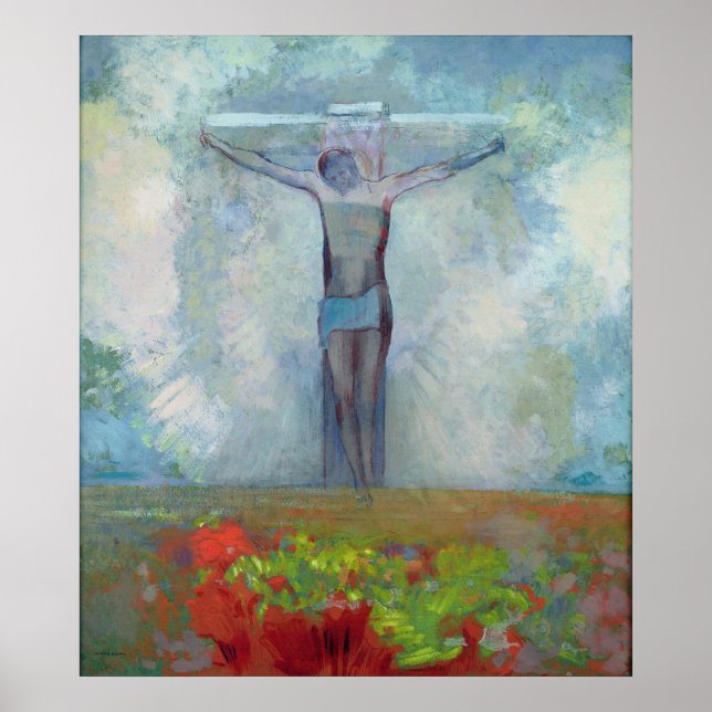 Póster La crucifixión, c.1910 (Frente)