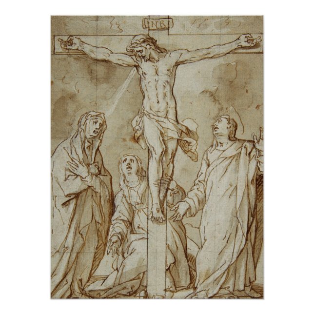 Póster La crucifixión de Jesucristo (Anverso)