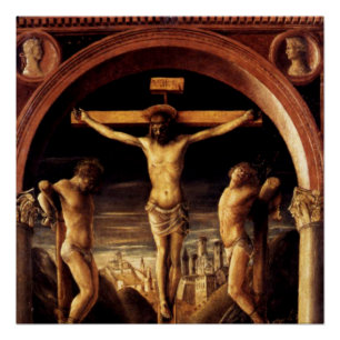 Póster La crucifixión de Jesús por Vincenzo Foppa - 1456