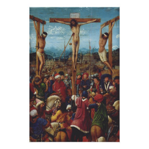 Póster La Crucifixión de Van Eyck